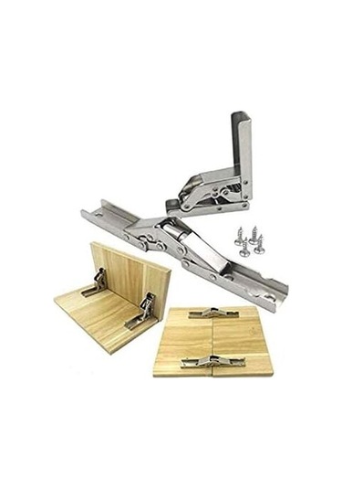 90 Derece Katlanır Kapı/raf Menteşesi Gizli Braket Masa Çerçevesi Mobilya Parçaları