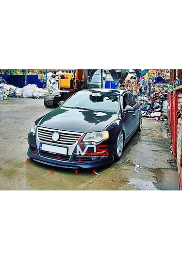 Vw Passat B6 R Line Ön Tampon Eki Karlık Fiberglass Boyasız