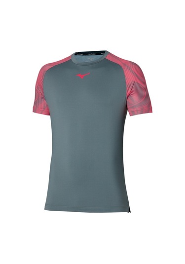 Charge Shadow Tee Erkek Tişört Gri Kırmızı