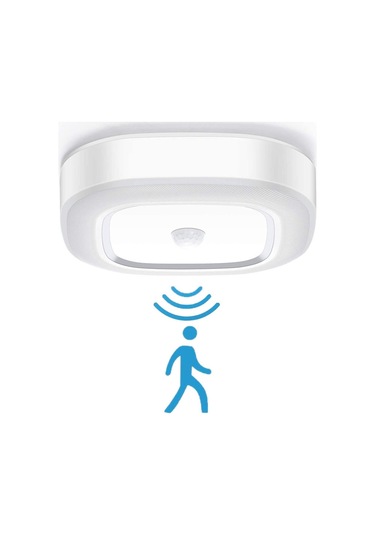 Sones 1145 İnsan Vücudu İndüksiyon Tavan Lambası Kablosuz Kurulum Pil Tavan Lambası Beyaz Kabuk Sıcak Işık Diğer