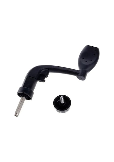 Moveevo 200 Model Plastik Metal Kollü Katlanabilir Balık Tutma Makinesi, Sabit Eldiven, Kol Eşyası, Kol Degişimi İçin Uygun, Siyah, 1 Adet