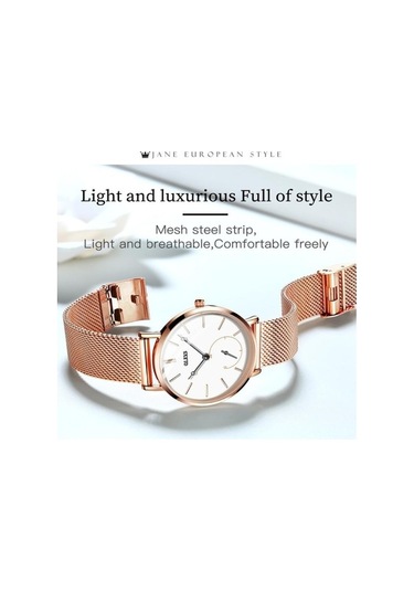 Novahub İnce Kadran Su Geçirmez Kadın Saati - Siyah Paslanmaz Çelik - Bayan İzle Saat Siyah