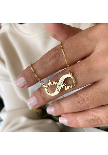 Gümüş Sonsuzluk Kolye