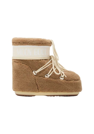 M047 Camel Bot Kadın 80d1409700 Moon Boot Icon Low Fleece 36-41 Kahverengi