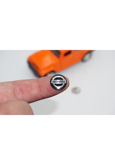 Nissan Oto Anahtar 3M Metal Alaşım Logo 2Li Set