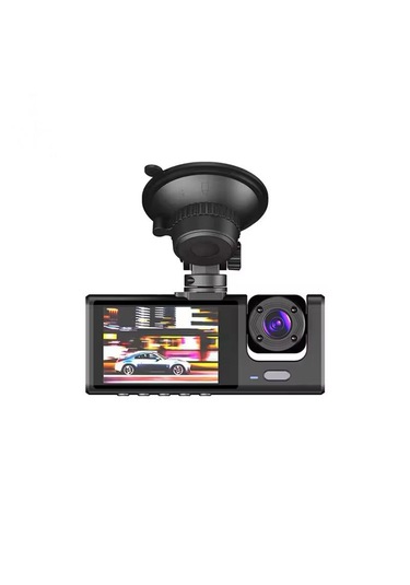 3 Kameralı 2.0 Hd Ekran Araç İç - Dış Kayıt Kamerası