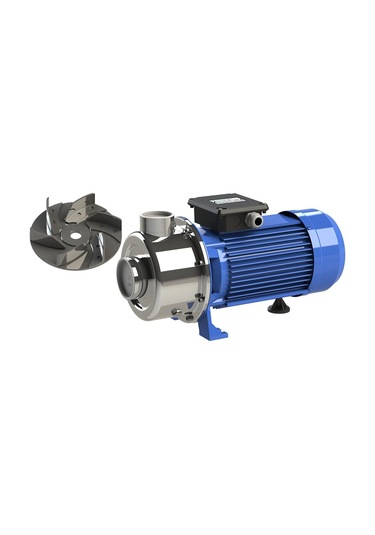 Sumak Sminox A-400 2T Paslanmaz Santrifüj Pompa Açık Fanlı Trifaz