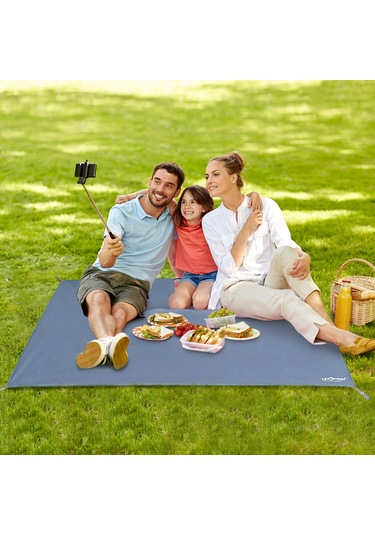 Tenfowee Dörtgen M Boy 2-3 Kişilik 210d Oxford Kumaş Çadır Altı, Su Geçirmez/ıslaklığa Dayanıklı, Taşaklı Ve Hafif Piknik Matı Çok Renkli