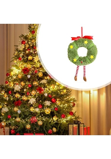 Pazly Yılbaşı Suntek Peluş Dekorasyon Bebek Asılı Ağacı 5 15cmx22cm Ad