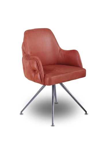 Koltukstilim Zen Comfort Taba Deri Misafir Koltuğu Kahverengi