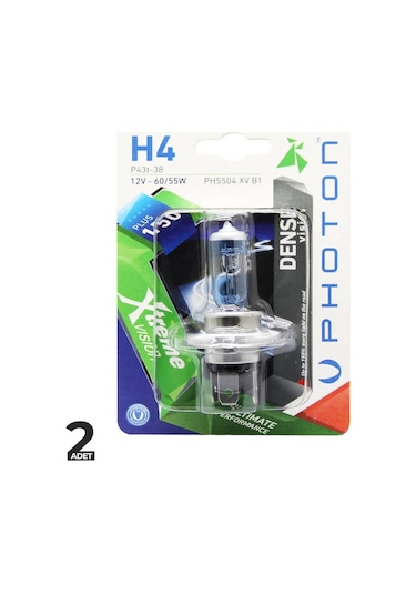 Photon Xtreme Vision Dense 12V H4 %150 Fazla Işık