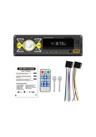 Springsun Araç Fm Radyosu, Bt 5.0 İle Akış Müzik, Aı Ses Asistanı Ve Uygulama Kontrolü, 4x45w Güç, 12-14.4v, Mp3/wma/wav/flac Desteği
