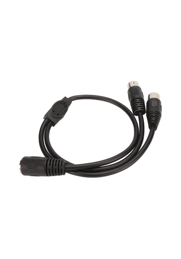 Hfambition 5pin Din Anahtarlı 1 Giriş 2 Çıkış Mıdı Splitter Kablosu - Pvc Kapaklı, Esnek, Çok Cihaz Bağlantısı