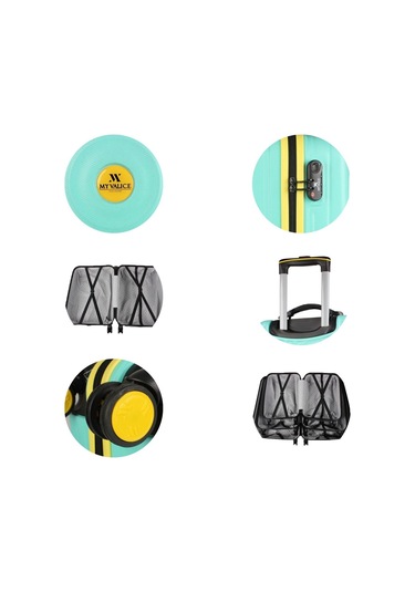 My Valice Drop Abs Büyük Boy Mint Yeşili Valiz Mint Yeşili