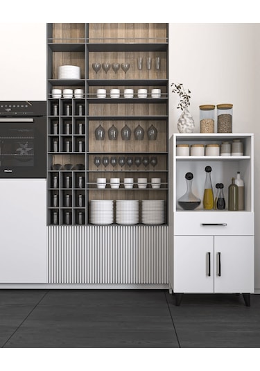 Şile Mutfak Dolabı - Beyaz