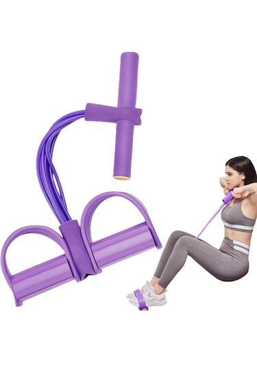 Karın Kol Kalça Ayak Tüm Vücut Şekillendirme Body Trimmer Fitness Mor