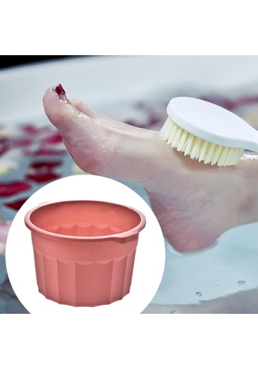 Suntek Masaj Ayak Banyosu Havzası Yıkama Ayakları Kırmızı