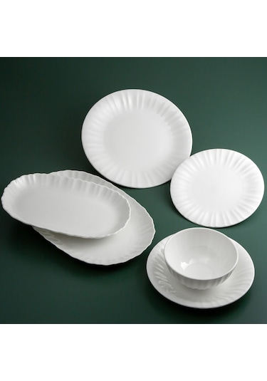 Jumbo Claro Fine Bone 26 Parça 6 Kişilik Yemek Takımı