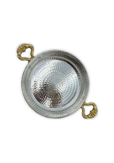 Bakır Tava Darbeli 22 Cm Bakır