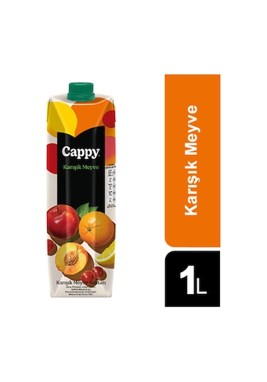 Cappy Karışık Meyve Nektarı 1 Lt X 6 Adet