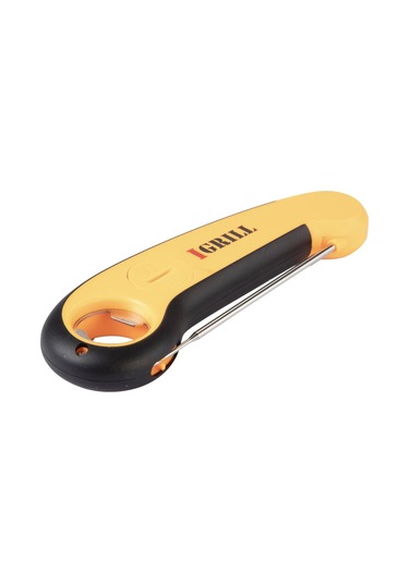 Igrıll Waterproof Dijital Sıcaklık Ölçer Gıda Termometresi Turuncu