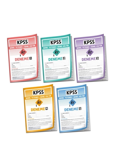 KPSS Lisans Genel Yetenek Genel Kültür 5'li Deneme Paketi