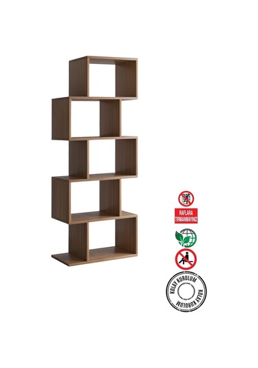 Decormet Meriç Kitaplık Ceviz Diğer