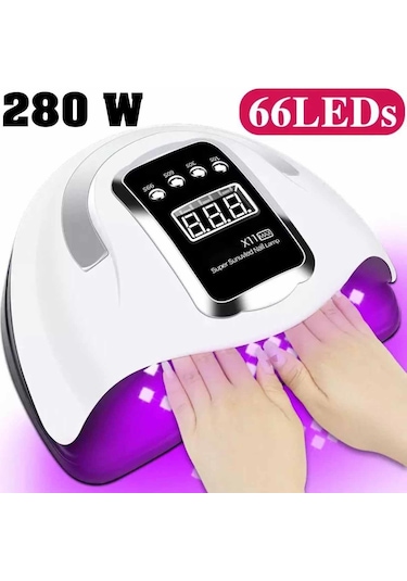Adanil Sun X11 Max 280 Watt 66 Led UV Led Protez Tırnak Kalıcı Oje Kurutucu Makine
