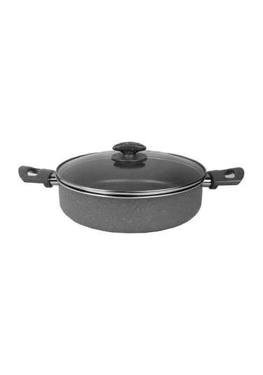 Mehtap Gray 5 Parça Granit Tencere Seti