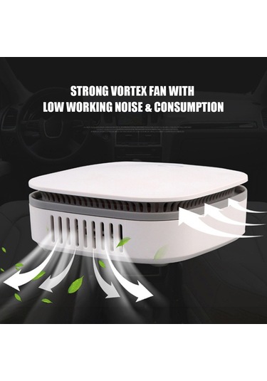 Youmex Ev/araba/ofis İçin Çift Modlu Zamanlayıcı Ozonlu Hava Temizleyici, Koku Giderici Ve Negatif İyonlu Sterilizasyon Cihazı Beyaz