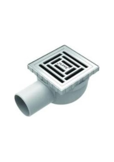 Hüppe Master X Yalıtımsız Noktasal Su Gideri, 10x10cm, Mat Satine, 47h0026000000001