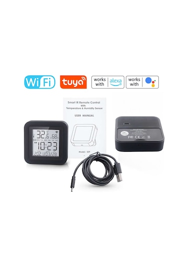 Tuya Uyumlu Sensörlü Ve Ekranlı Ir Kumanda Kontrolcüsü