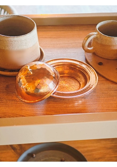 Modabakir Kahve Yanı Sunumluk Lokumluk Bakır 1000235