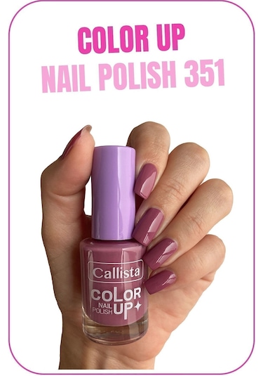 Callista Color Up Nail Polish Oje 351 Blueberry Cheesecake- Pembe