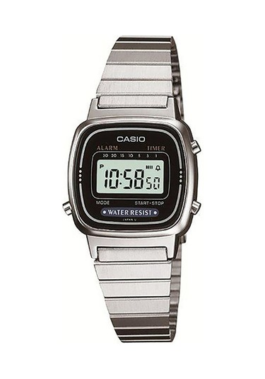 Casio La670wd-1df Kadın Kol Saati Gri - Siyah