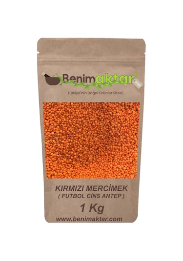 BenimAktar Kırmızı Mercimek 1 KG