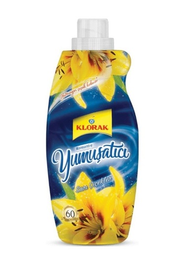 Klorak Konsantre Çamaşır Yumuşatıcısı Sarı Çi̇çekler 1440 ML
