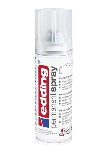 Edding Permanent Akrilik Sprey 200Ml Parlak Vernik