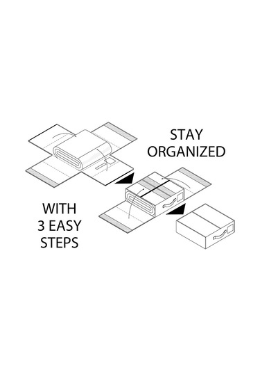 Sones Yatak Altı Saklama Çantası Katlanabilir Saklama Kutusu Giysiler, Battaniyeler, Yorgan Kılıfı, Renk: Siyah Diğer