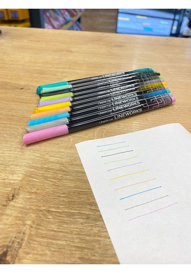 Fineliner Pastel Renk 10' Lu Kalem Seti