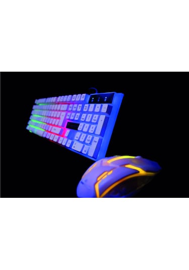Dretech GTS-1001 Rgb Işıklı Oyuncu Klavye Ve Mouse Seti