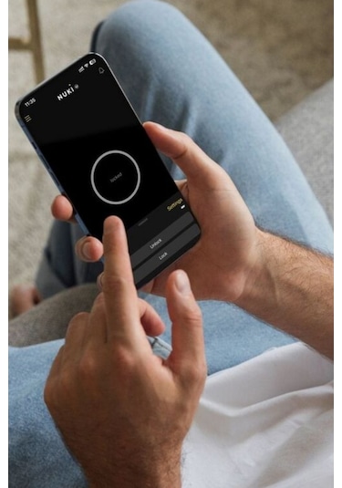 Nuki Smart Lock 4. Nesil Beyaz Akıllı Kapı Kilidi Güvenlik Cihazları