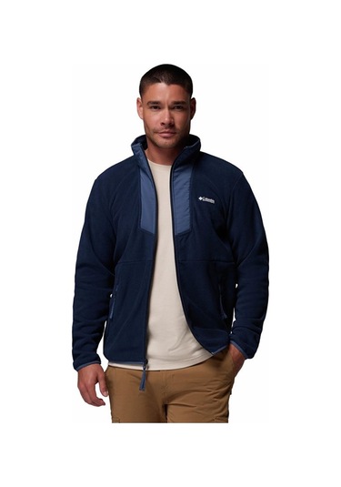 Columbia Sequoia Grove Full Zip Fleece Lacivert Erkek Outdoor Polar Am0596 Lacivert