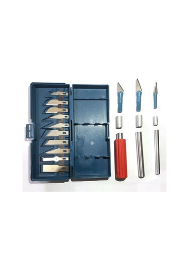 Lichen 13pc El Gravür Bıçağı Seti, El Gravür Alet Seti, Metal