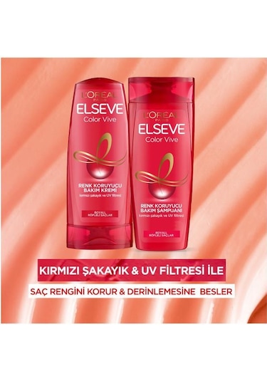 L’Oreal Paris Elseve Color Vive Renk Koruyucu 2’si 1 Arada Bakım Şampuanı 450 ML