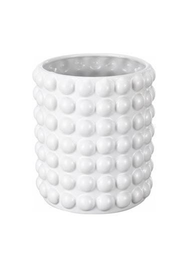 Karaca Home Rocco Dekoratif Vazo Beyaz 300.23.01.0364