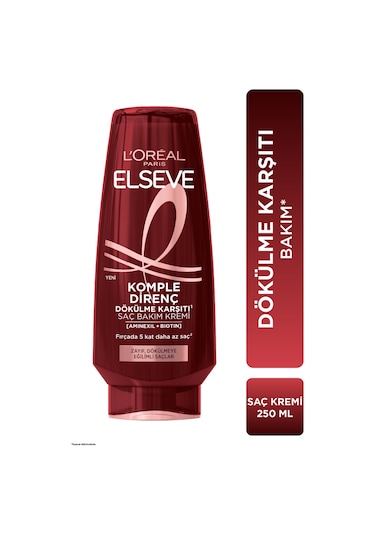 ELSEVE Komple Direnç Dökülme Karşıtı Saç Bakım Kremi 250 ml