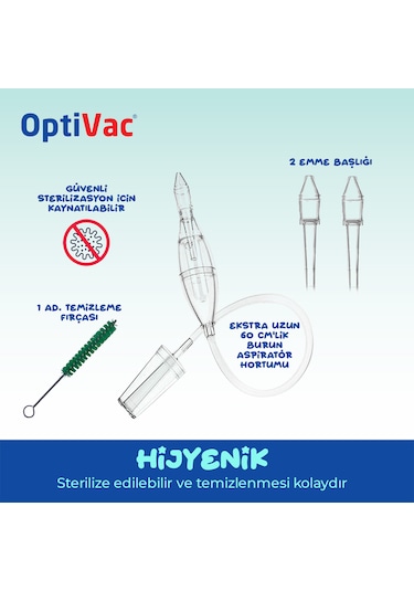 Bebek Burun Aspiratörü Elektrik Süpürgesi İle Çalışır