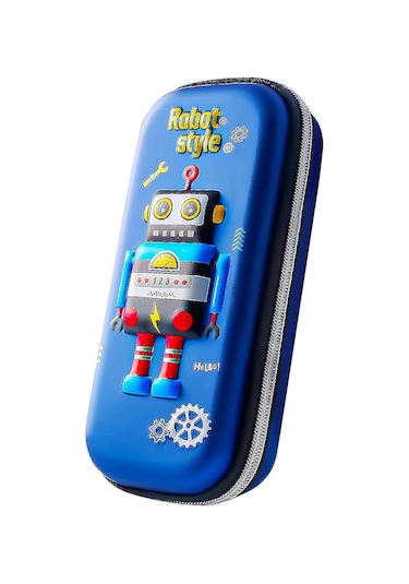 3d Robot Kalem Kutusu Kalem Kesesi Su Geçirmez Kalem Kutusu Çantası Çocuklar Erkek Okul Öğrencileri İçin Çok Renkli