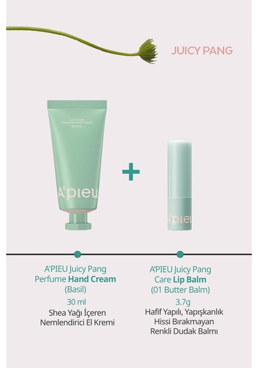 Missha Apieu Juicy-Pang Perfume Hand Cream&Lip Balm Set